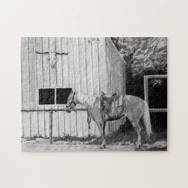 Fredlig eftermiddagspussel pussel (Horisontell)