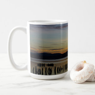 Fredlig flodscen kaffemugg