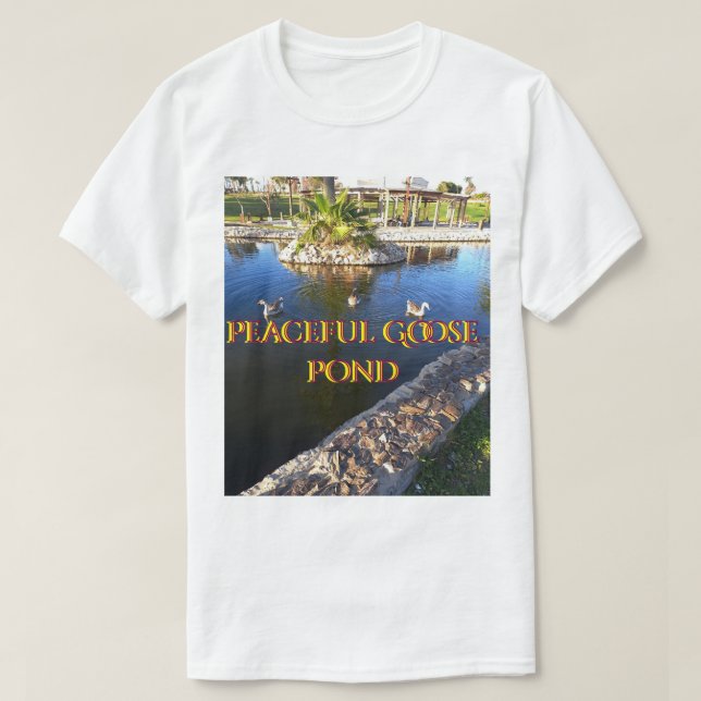 Fredlig Gås Damm T-Shirt (Design framsida)