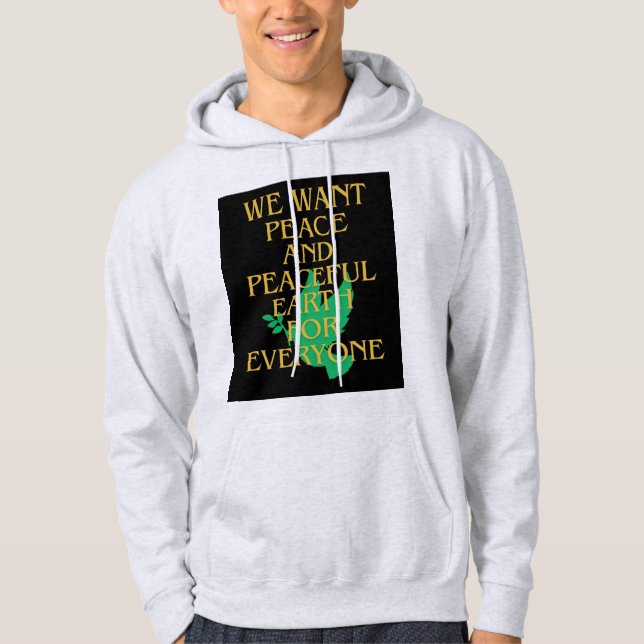 Fredlig hoodie (Framsida)