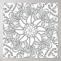 Fredlig höst: Färgning av skogar