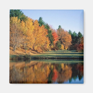 Fredlig höst i Vermont Magnet