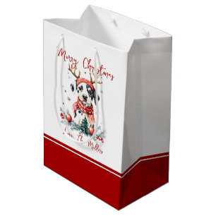 Fredlig jul Dalmatian Puppy