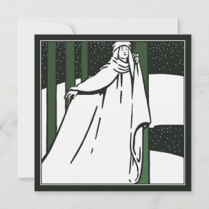 Fredlig jul, före Raphaelite julkort Anteckningskort