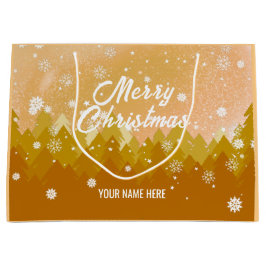 Fredlig jul i Guld White Snö - nyår