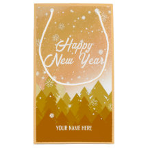 Fredlig jul i Guld White Snö - nyår