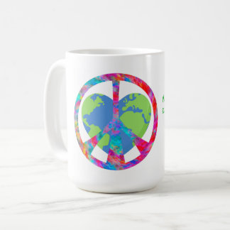 Fredlig kammusslande jord kaffemugg