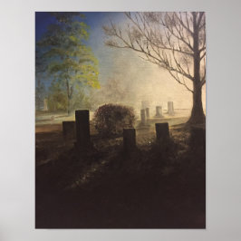 Fredlig kyrkogård poster