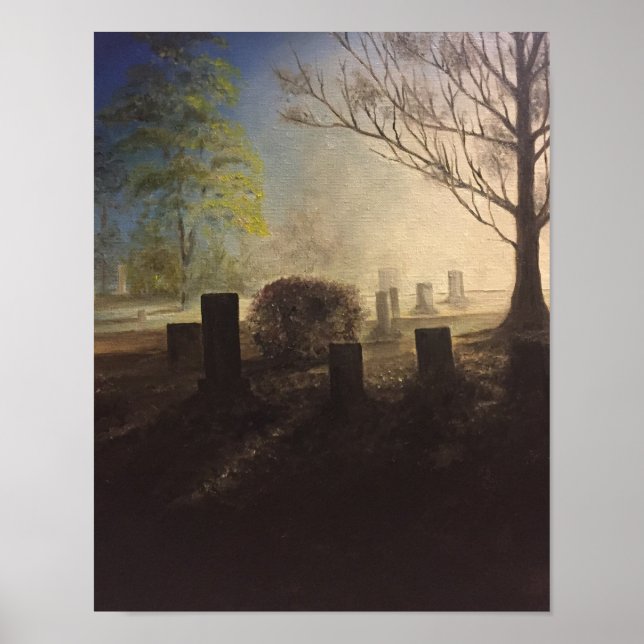 Fredlig kyrkogård poster (Framsidan)
