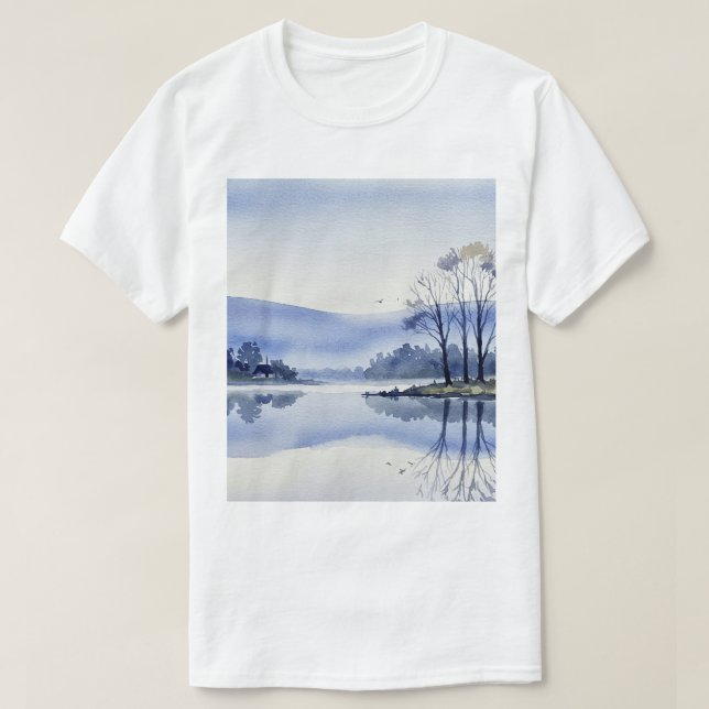 Fredlig landskap t shirt (Design framsida)