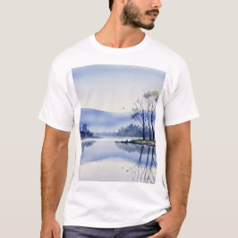 Fredlig landskap t shirt