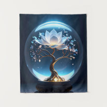 Fredlig Lotus Sphere Tapestry