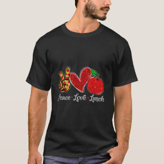Fredlig lunch frukostservering Första dagen tillba T Shirt