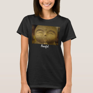 Fredlig Lycklig Leende Buddha T Shirt