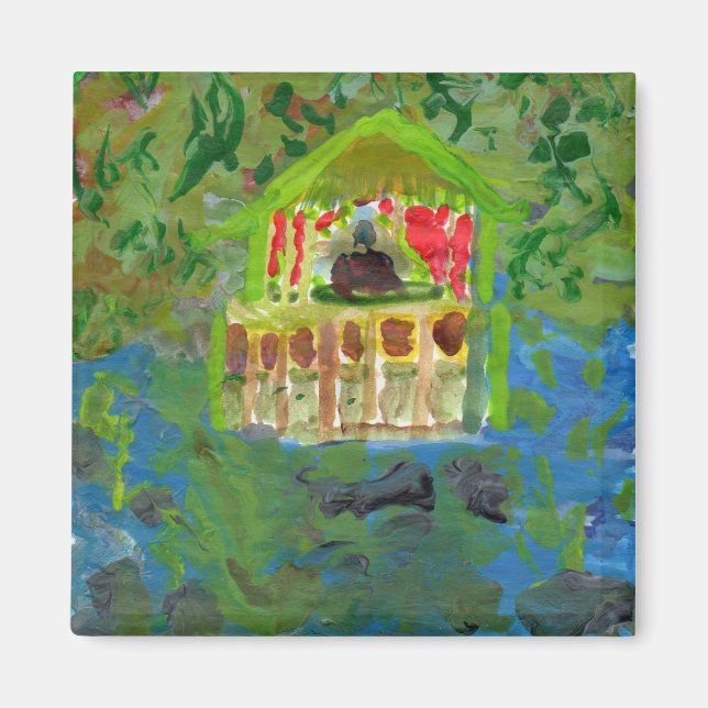 Fredlig medlingsmagnet Pavilion Magnet (Framsidan)
