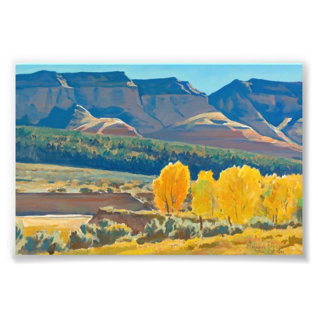 Fredlig morgon av Maynard Dixon Fototryck (Framsidan)