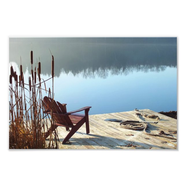 Fredlig morgon fototryck (Framsidan)