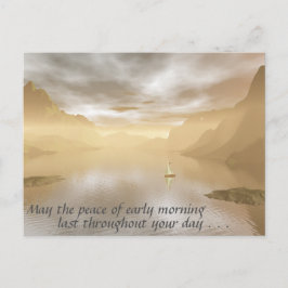 Fredlig morgon vykort