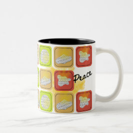 fredlig mugg tema dricka kaffe mugg