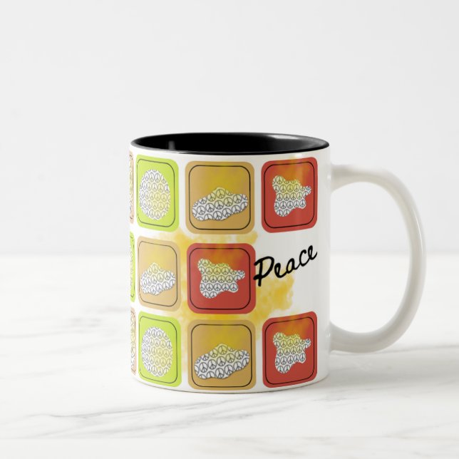 fredlig mugg tema dricka kaffe mugg (Höger)