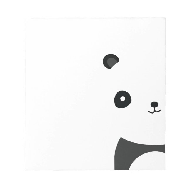 Fredlig panda anteckningsblock (Framsida)