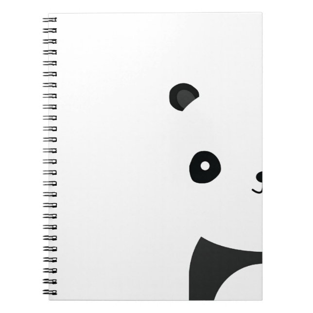 Fredlig panda anteckningsbok (Framsidan)