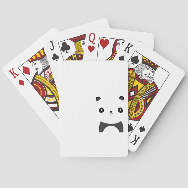 Fredlig panda casinokort (Baksidan)