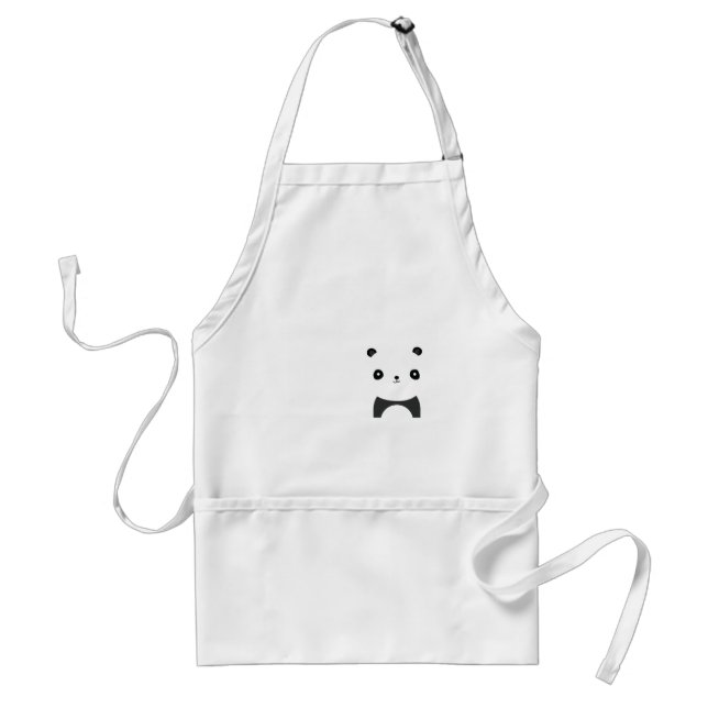 Fredlig panda förkläde (Framsidan)