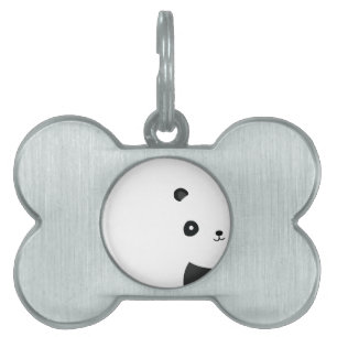 Fredlig panda ID-bricka husdjur