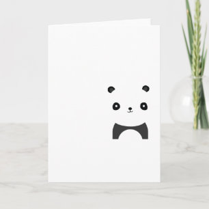 Fredlig panda kort