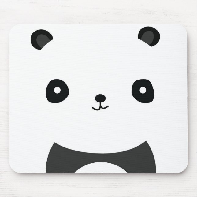 Fredlig panda musmatta (Framsidan)