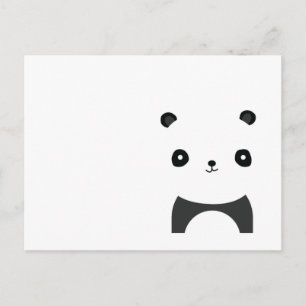 Fredlig panda vykort