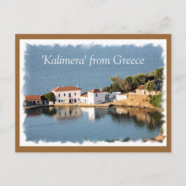 Fredlig Pelion Vykort (Framsida)