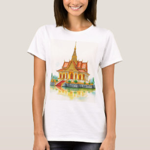 Fredlig Siam Temple med T-shirt