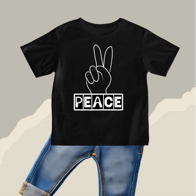 Fredlig signal t shirt (Skapare uppladdad)