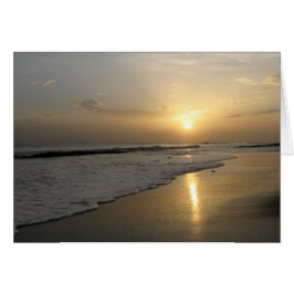 Fredlig solnedgång OBS kort