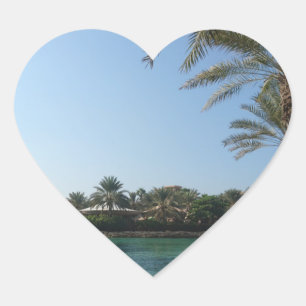 Fredlig Ställe Heart Sticker Hjärtformat Klistermärke