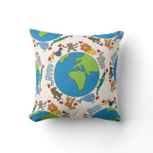 Fredlig Tecknad Djur alla Världar runt