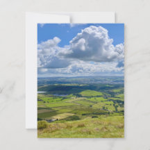 Fredlig utsikt från Pendle Hill…
