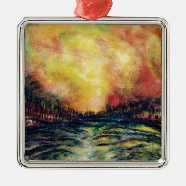 Fredlig Väg Julgransprydnad Metall (Framsidan)