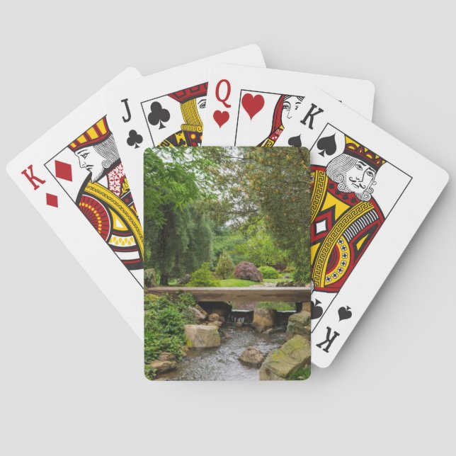 Fredlig Vår Bäck Spel Kort (Baksidan)