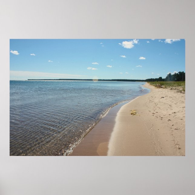 Fredlig vid Big Traverse Poster (Framsidan)