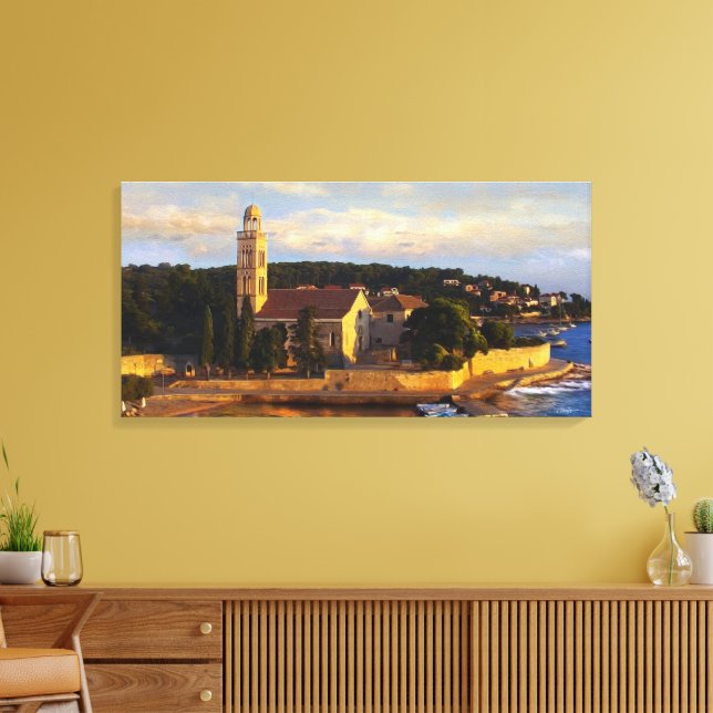 Fredlig vid havet canvastryck (Insitu (Vardagsrum))