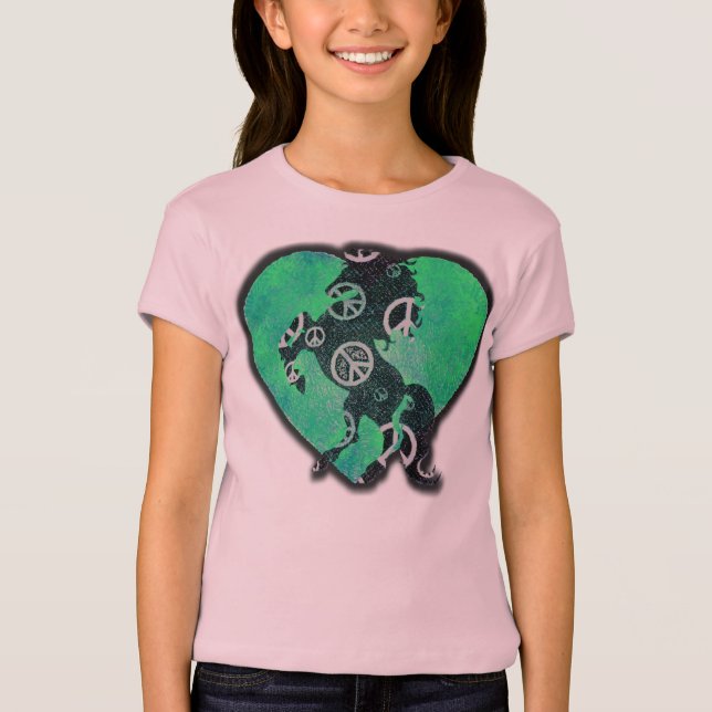 Fredlig Vild Horse! Tröja (Framsida)