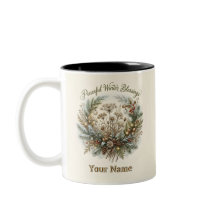 Fredlig vinterblomsterkrans