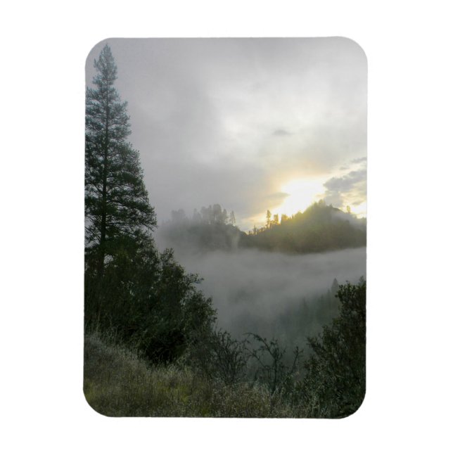 Fredlig vintermorgon... magnet (Vertikal)