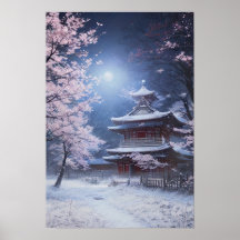 Fredlig vinternatt vid Temple