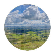 Fredlig vy från Pendle Backe..