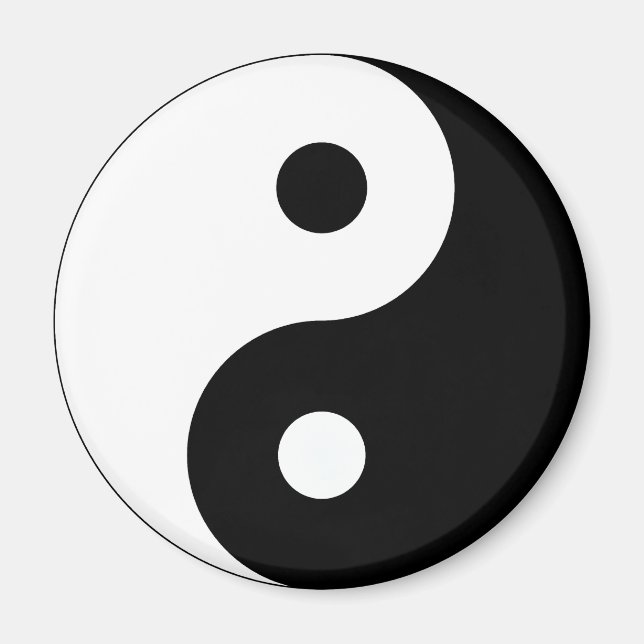 Fredlig Yin Yang Magnet (Framsidan)