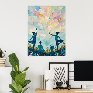 Fredlig Yoga Practice Poster